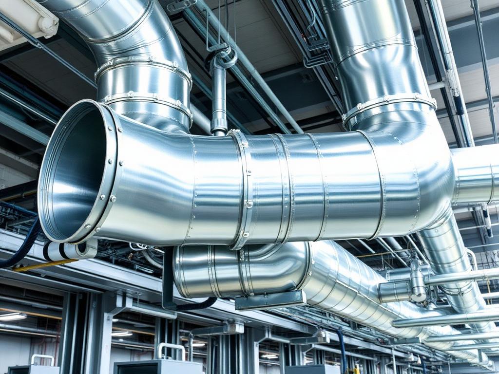 Installation ducting central exhaust