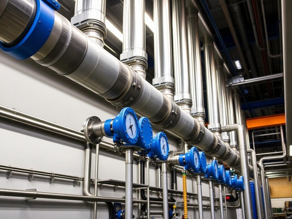 Steam line installation